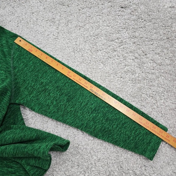 Eddie Bauer Sweater Mens XL Green First Ascent Fleece 1/4 Zip Long Sleeve Hiking - Picture 11 of 12